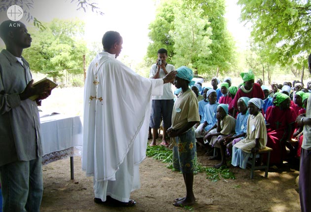 Holy Mass in at Akado village.