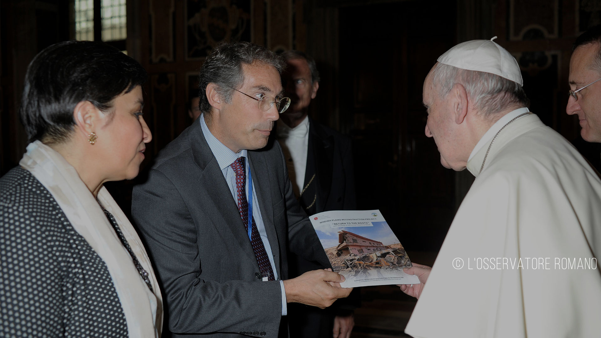 ACN informa al Papa Francisco sobre el Proyecto de Reconstrucción en Nínive
