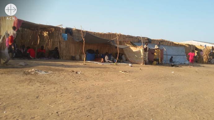 Refugee camp for South Sudanese near Kosti in the diocese of Khartoum in Sudan