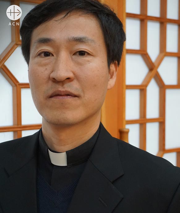 Father Kang Ju-Seok, director of the Catholic Northeast Asia Peace and Cooperation Institute