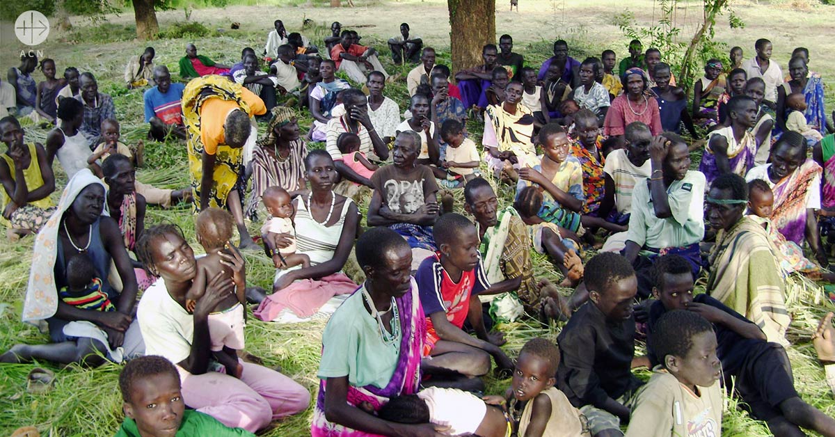 A chapel for a remote village at Gambella, in Ethiopia