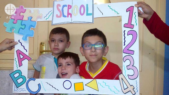 Repair of the "La Source" Center for autistic children, Franciscan Missionary Sisters of Mary in Aleppo