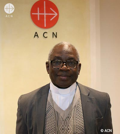 Bishop Raphaël Dabiré, President of the Episcopal Commission for the Clergy and Bishop of the diocese of Diébougou, in the southwest of Burkina Faso.