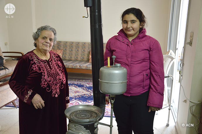 ACN is helping the local Church in Homs to distribute aid for fuel and heating