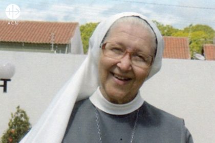 Mother Maria Aparecida in Abbey of Our Lady of Victory in Brazil, an Abbey helped by ACN since the beginning of the construction.