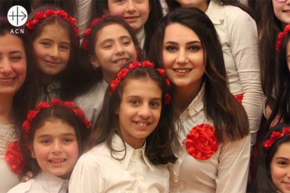 Aleppo (Syria), recital orgnized by MJO - Miriam Toubal, "the voice of Aleppo".