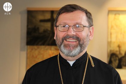 El Arzobispo Mayor de la Iglesia greco-católica ucraniana, Mons. Sviatoslav Shevchuk.