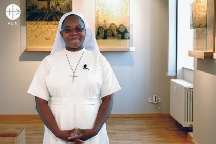Hermana Anne-Marie Kabore, religiosa de la congregación de las Hermanas de la Inmaculada Concepción en Uagadugú (Burkina Faso).