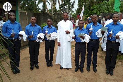 Seminarians on the occasion of their commitments and their ministries.