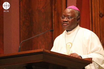 The Co-adjutor Archbishop of Abuja and Apostolic Administrator of Jos Nigeria, Msgr Ignatius Ayau Kaigama.