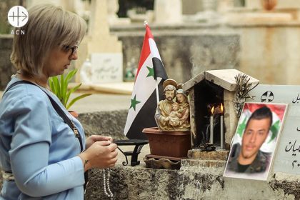 Syria: a mother, her son killed in the war, finds strength in her faith: ‘our roots must be planted in God’.