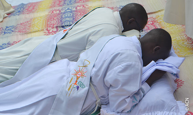 Priestly ordination in the Diocese of Kabale.