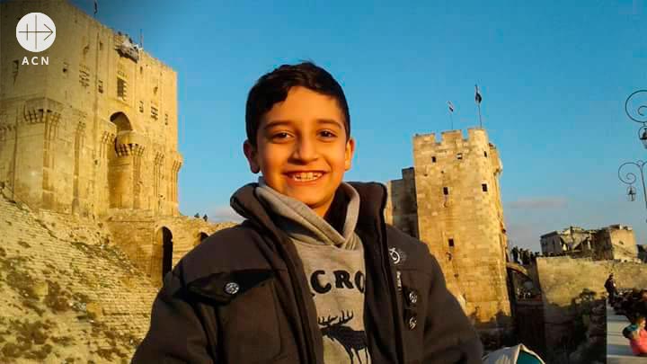 Jad Abed is a 10-year-old Syriac Orthodox boy living in Aleppo, Syria.