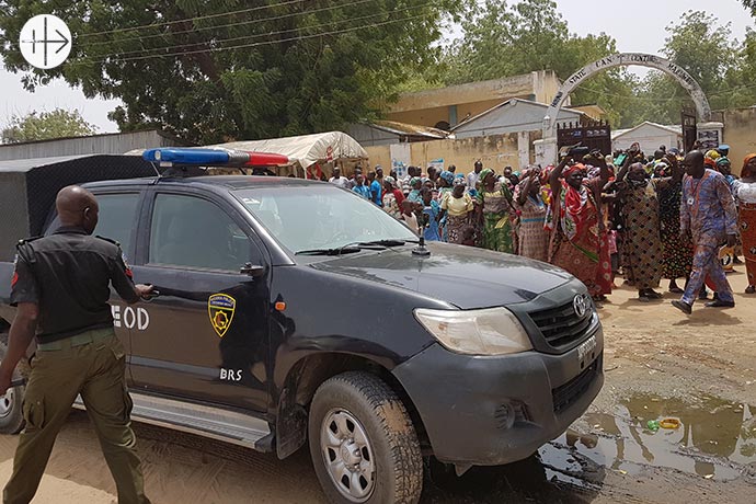  Campo de desplazados gestionado por la Diócesis católica de Maiduguri, en el Estado de Borno.