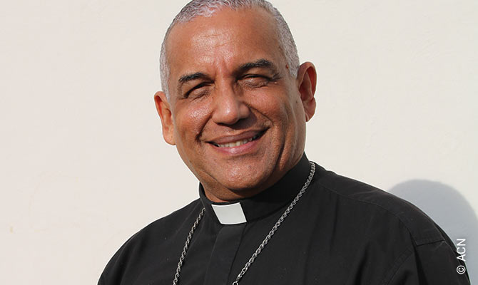 El obispo venezolano Víctor Hugo Basabe, de la diócesis de San Felipe y Administrador Apostólico de la Arquidiócesis Barquisimeto.