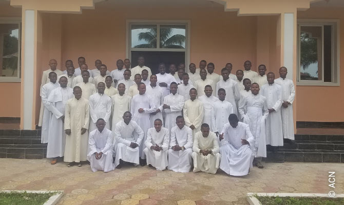 Gran Seminario de San Cipriano de Kikwit en la Republica Democrática del Congo.