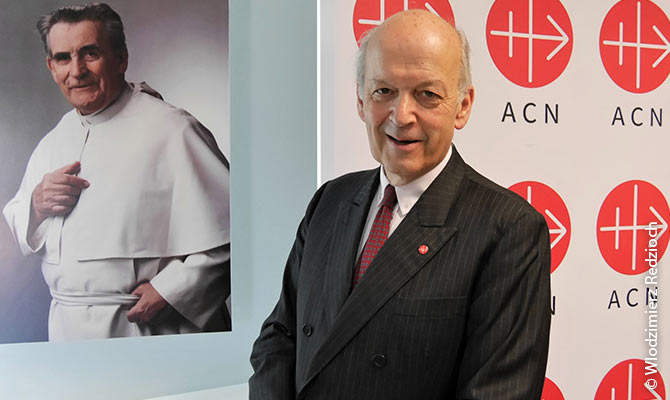 The executive president of ACN International, Dr. Thomas Heine-Geldern.