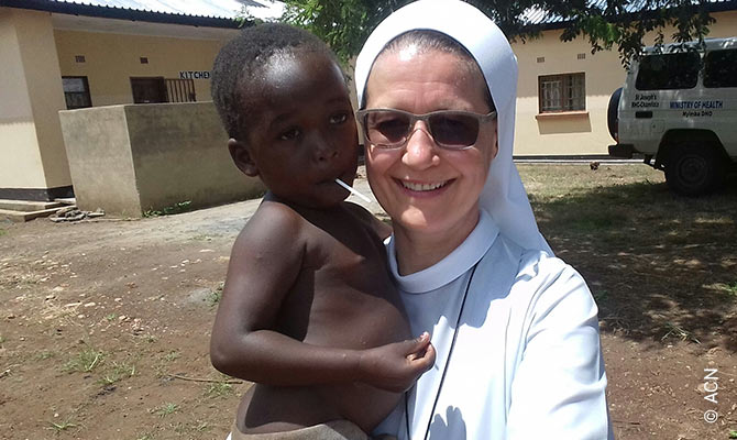 Sister P. B. Luba was able to complete a language course to begin her missionary work with the help of ACN.