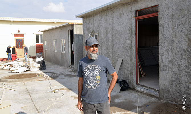 Nova construção em Baghdeda.