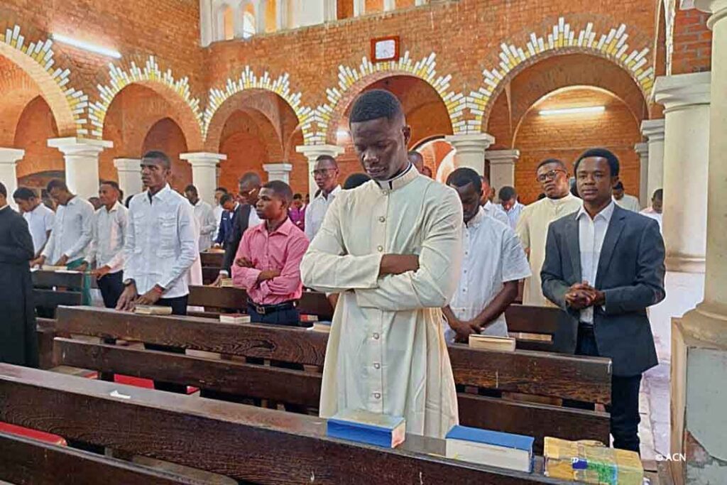 Seminarians at the Mayidi Seminary, Democratic Republic of Congo