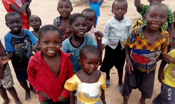 At the Mantapala Refugee Camp, Nchelenge District.