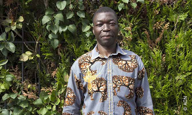 Le Père Léandre Mbaydeyo, originaire du diocèse de N’Djaména au Tchad.