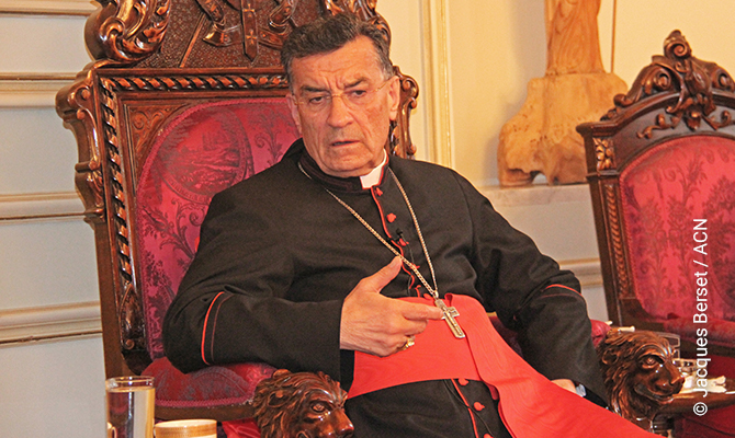 El patriarca maronita Bechara Raï.