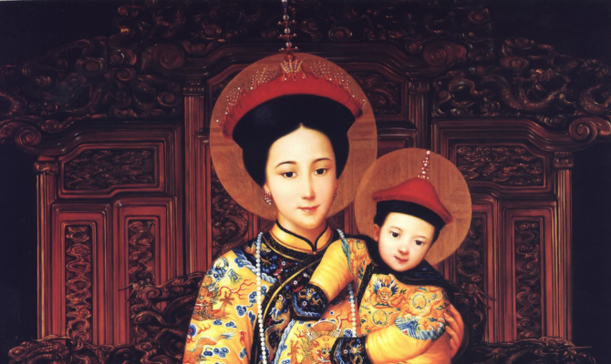 "Our Lady of China", painted by Gary Thu Kai Kui. Persecuted Catholic Church.
