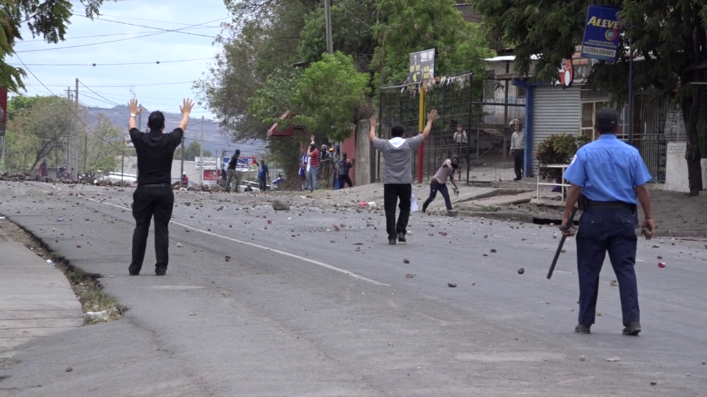 Nicaragua: street violence.