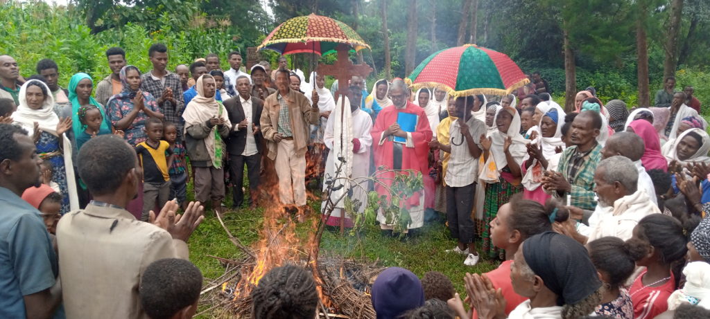 Ethiopia: A Meskel celebration (Feast of the Finding of the Cross) in Nekemte.