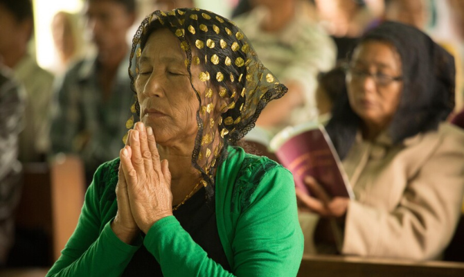 Myanmar coup prayer campagne