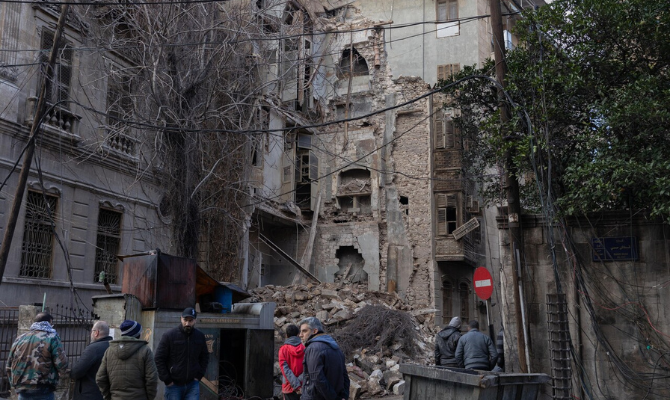 Alep, Syrie : aide aux victimes du tremblement de terre