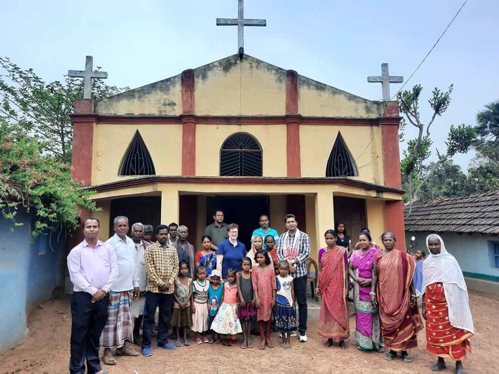Viaje de proyecto B Rettig-Crespo a la India 2023 - Iglesia de la Santísima Virgen María de Talkhola