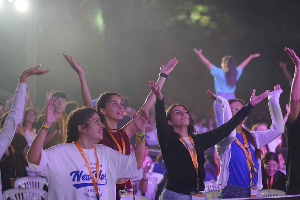 Junge Libanesen haben den Geist des Weltjugendtags von Lissabon in ihrem eigenen Land nachempfunden