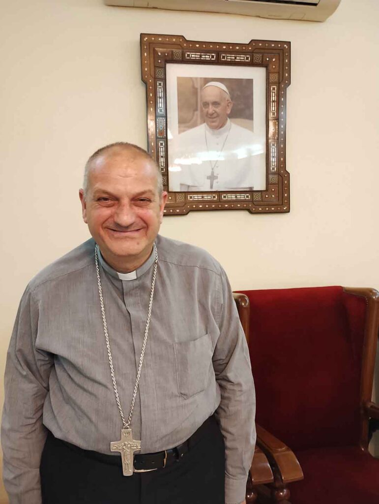 Treffen mit Jacques Mourad, syrisch-katholischer Erzbischof von Homs