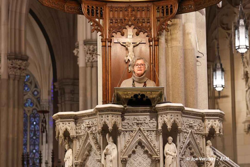 Bittmesse für verfolgte Christen, St. Patrick's Cathedral, New York, USA - 10. März 2024 mit Empfang in der Residenz des Kardinals