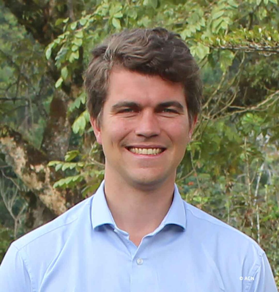 Maxime Francois-Marsal, ACN’s responsible for projects in Congo-Brazzaville