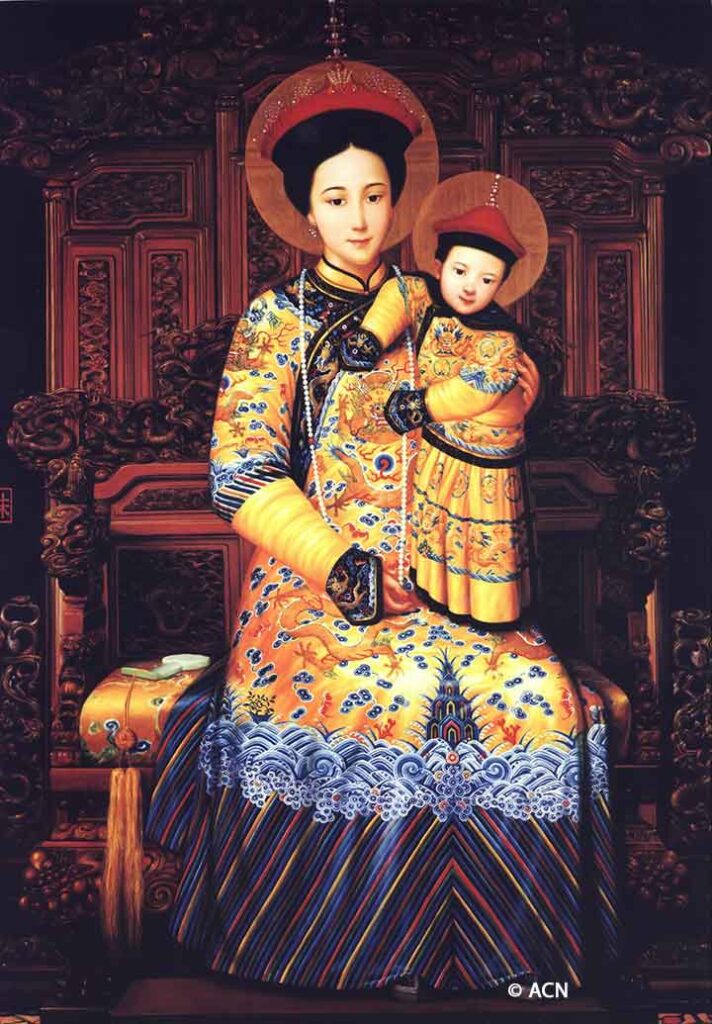 Our Lady of China, painted by the artist Gary Thu Kai Kui