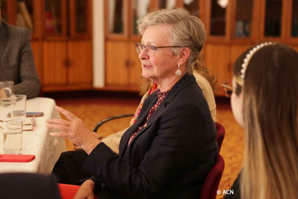 Regina Lynch, Executive President of ACN International, has expressed ACN’s solidarity to its project partners