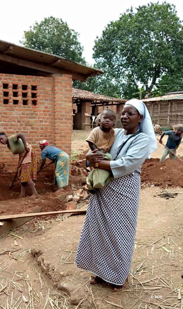 Sister Josephine Toyi in her pastoral work