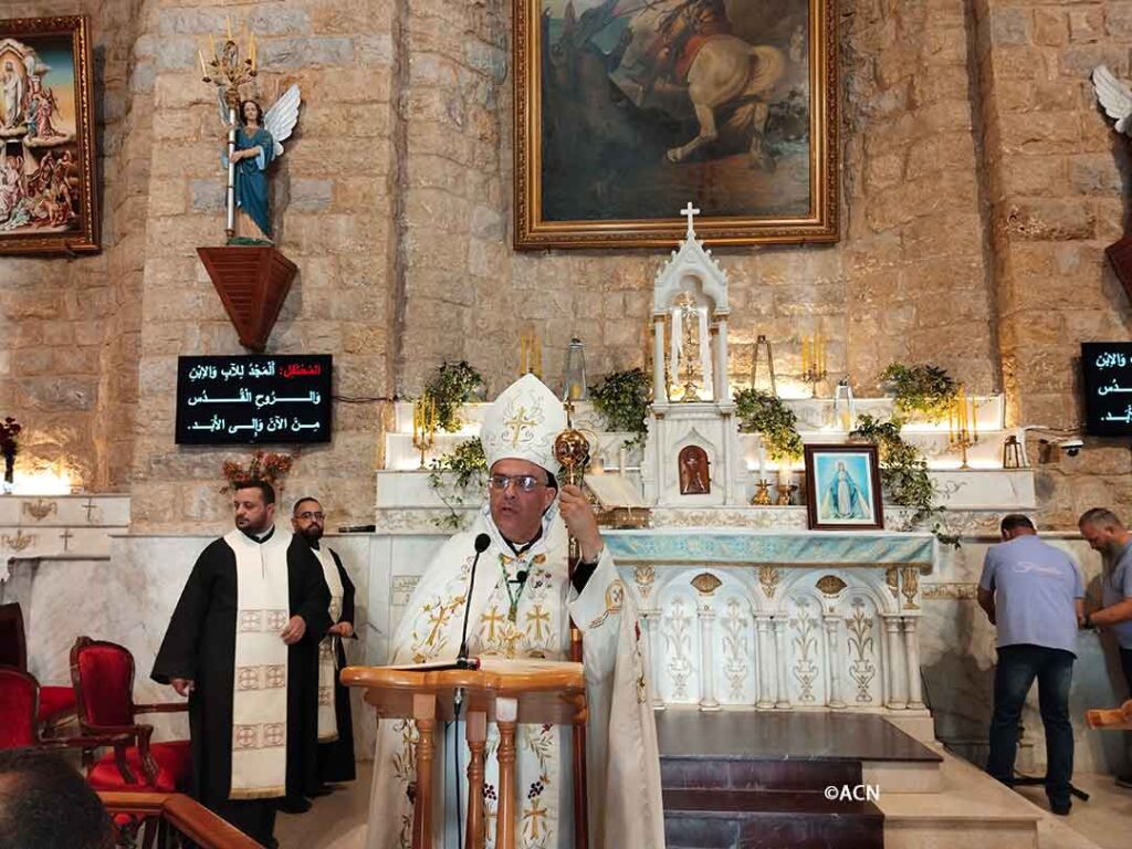 Mons. Charbel Abdallah es el arzobispo maronita de la diócesis de Tyr, en el sur del Líbano, una de las diócesis más antiguas del mundo y una de las más pobres del Líbano