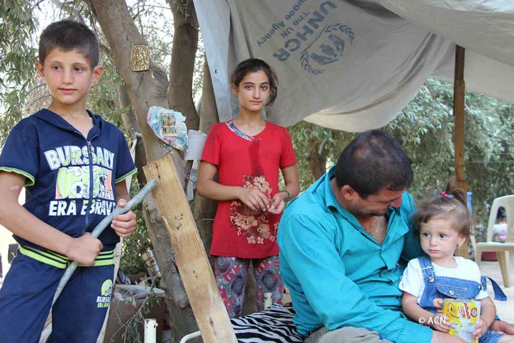 El santuario sirio-católico de Mrtshmony también es un lugar para los refugiados