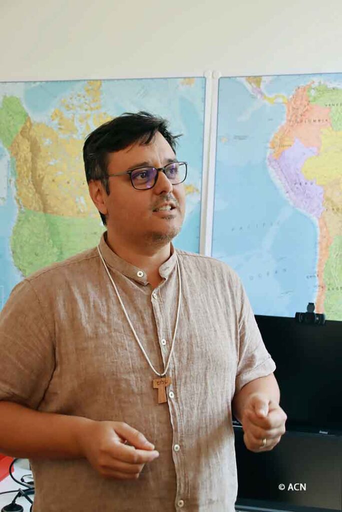 Rafael D'Aqui, responsable des projets en l’Amérique latine d'ACN International