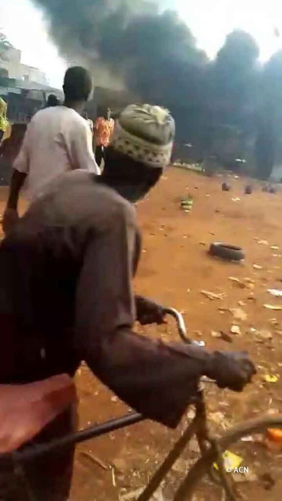 Some of the victims were burned alive in buildings during the terrorist attack