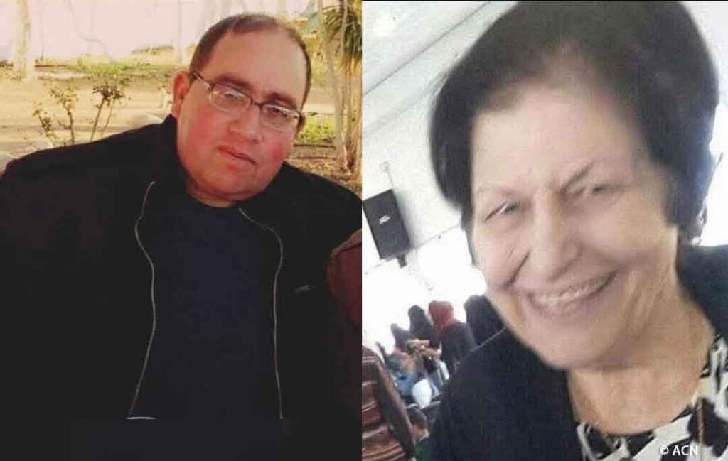  Saed Salameh et Fumia Ayyad, deux des trois personnes tuées lors de l'attaque de l'église de Gaza