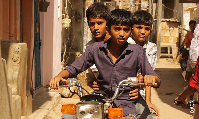 Christian slums in the diocese of Karachi, Pakistan.