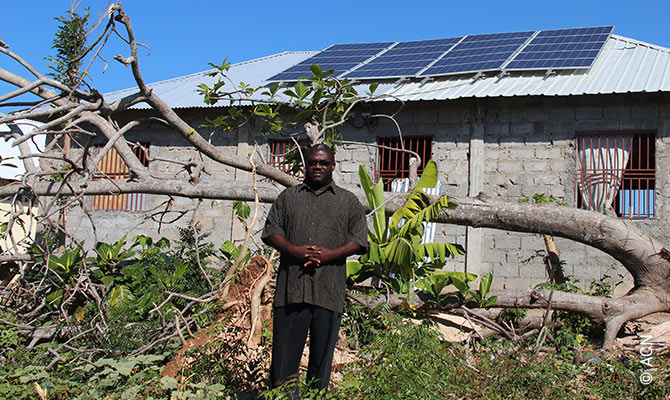 For the church in Dumont parish in south-western Haiti, we funded a solar power system that is currently the only source of energy for many miles.