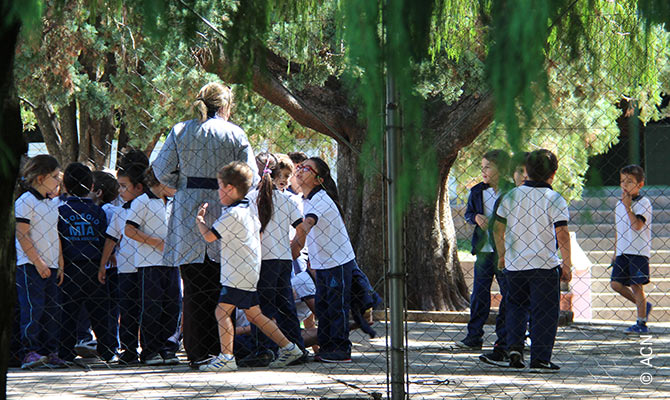 School near the Schoenstatt Shrine in Nueva Helvecia.