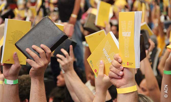 Distribution of Bibles, religious books and media.