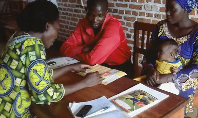 Familienpastoral in Cyangugu im Südwesten Ruandas.